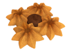 3d-model of a double-hopper die No116-4b